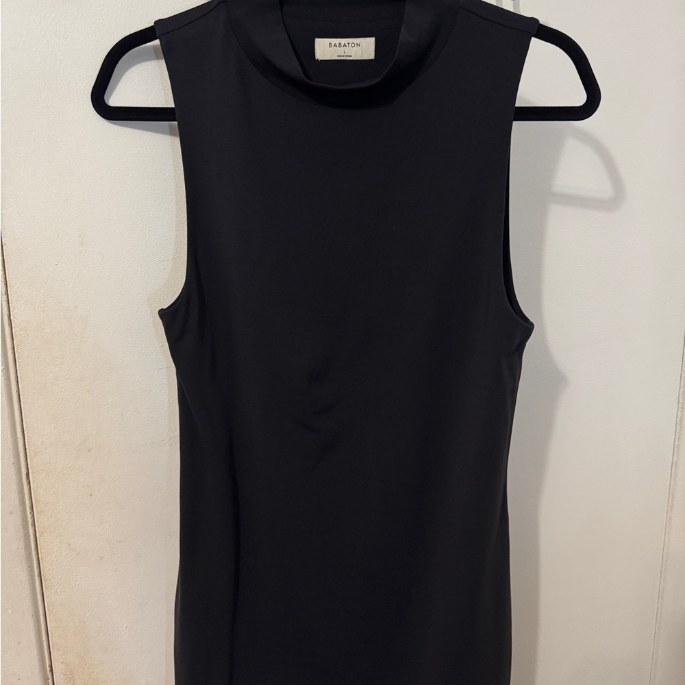 Babaton Women's Black Sleeveless dress